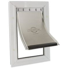 PetSafe alumínium ajtó rugalmas ajtószárnnyal, kivágás 45,1x27,7cm