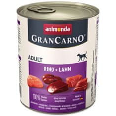 Animonda Gran Carno Adult marha- és bárányhús konzerv 800g