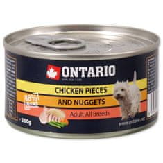 Ontario csirkedarabok és nuggets konzerv 200g