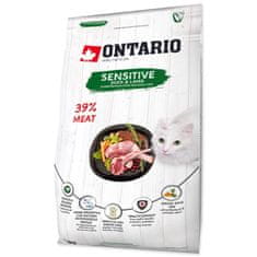 Ontario Cat Sensitive/Derma 2kg
