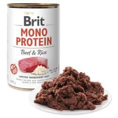 Brit Mono Protein marhahús konzerv rizzsel 400g