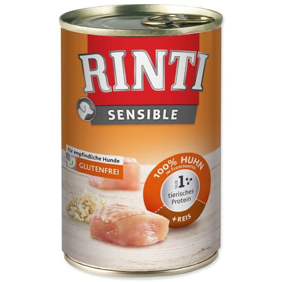 RINTI Sensible Adult csirke és rizs konzerv 400g