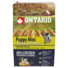 Ontario Puppy Mini csirke és burgonya 2,25kg