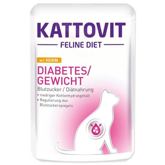 Finnern Kattovit Diabetes kapszula/Gewicht csirke 85g