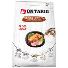 Ontario Cat Sterilizált 7+ Senior 2kg