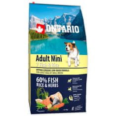 Ontario Adult Mini hal és rizs 6,5kg
