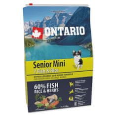 Ontario Senior Mini hal és rizs 2,25kg