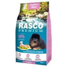 RASCO Premium Puppy Mini csirke rizzsel 3kg