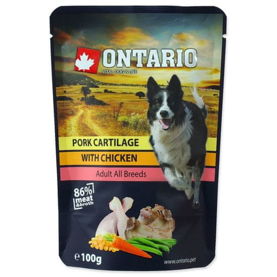 Ontario Kapszula sertésporc csirkehússal, húslevesben 100g