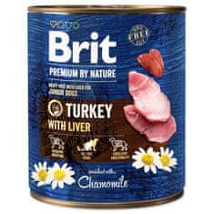 Brit Premium by Nature pulykakonzerv májjal 800g
