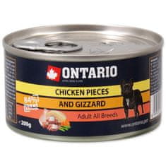 Ontario Konzerv csirkedarabok és csirkemell 200g