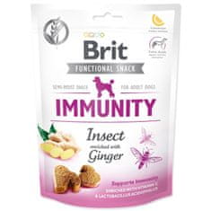 Brit Care Dog Functional Snack Immunitás rovarcsemege gyömbérrel 150g