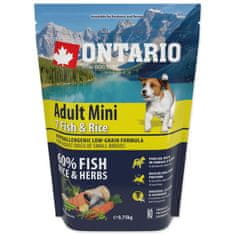 Ontario Adult Mini hal és rizs 0,75kg