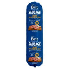 Brit Sausage Sport marhahús és hal 800g