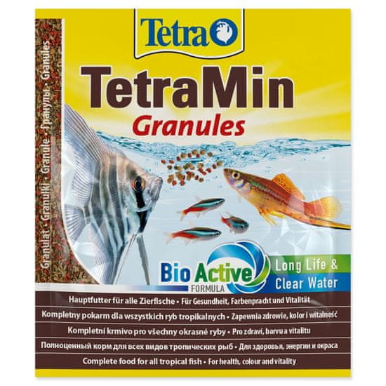 Tetra Min Granules 15g-os zacskó - változat vagy szín keveréke