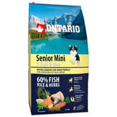 Ontario Senior Mini hal és rizs 6,5kg