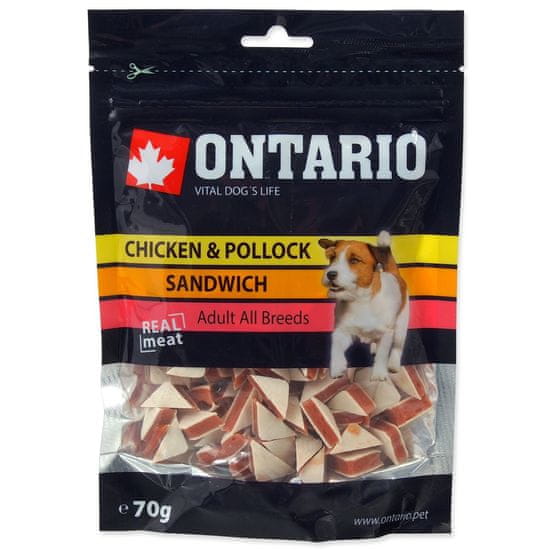 Ontario csirke és tőkehal szendvics 70g