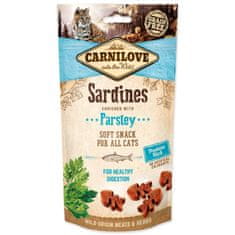 Carnilove Cat Soft Snack szardínia petrezselyemmel 50g