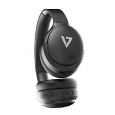 V7 HB800ANC Vezetékes és vezeték nélküli 2.0 Fejhallgató Fekete