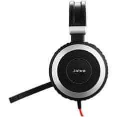 Jabra 7899-829-209 Evolve 80 Stereo Vezetékes 2.0 Fejhallgató Fekete