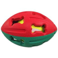 Dog Fantasy Labda gumi rögbi teniszlabda színkeverék 12,5cm - változatok vagy színek keveréke