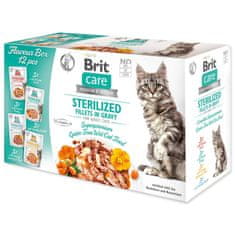 Brit Care Cat Flavour box Sterilizált filé mártásban Multi 12x85g