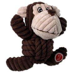 Dog Fantasy Játékkutya Fantasy Szafari majom csomós fütyülő 18cm