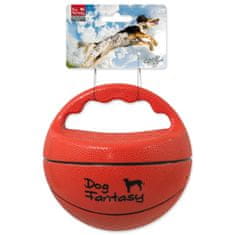 Dog Fantasy Játékkutya Fantasy labda labda fogantyúval fütyülve 15cm