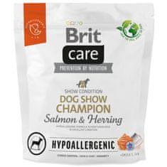Brit Care Dog Hypoallergén Dog Show Champion Lazac & Hering 1kg