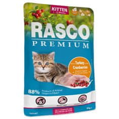 RASCO Premium Kitten pulyka áfonyával 85g