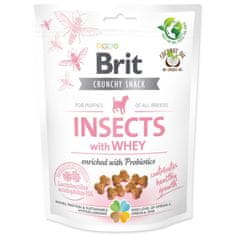 Brit Care Dog Crunchy Cracker Insects Puppy, tejsavó és probiotikumok 200g