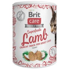 Brit Care Cat Snack Superfruits bárány 100g