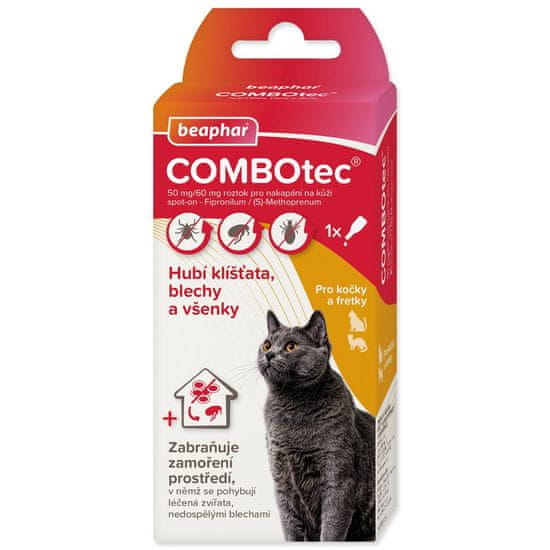 Beaphar Combotec Spot on pipetta macskák és görények számára !