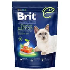 Brit Premium by Nature Cat Sterilizált lazac 800g
