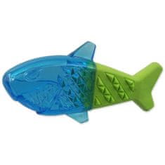 Dog Fantasy Játékkutya Fantasy cápa hűtés zöld-kék 18x9x4cm