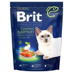 Brit Premium by Nature Cat Sterilizált lazac 300g