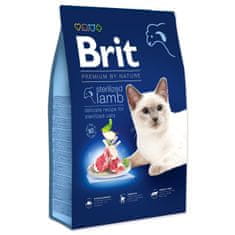 Brit Premium by Nature Cat Sterilizált bárány 8kg