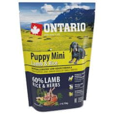 Ontario Puppy Mini bárány és rizs 0,75kg