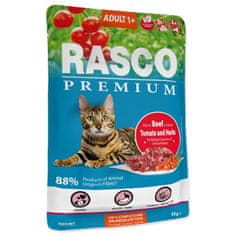 RASCO Premium Adult Marhahús paradicsommal és zöldfűszerekkel 85g
