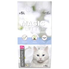 Magic cat Magic Litter Bentonit Ultra Fehér 5l/4,4kg