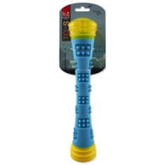 Dog Fantasy Játékkutya Fantasy varázspálca világító, fütyülő kék-sárga 6x6x32cm