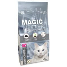 Magic cat Magic Litter Bentonit Ultra White szénnel 5L/4,4kg
