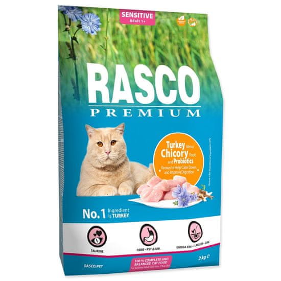 RASCO Premium Sensitive pulyka cikóriagyökérrel és probiotikumokkal 2kg