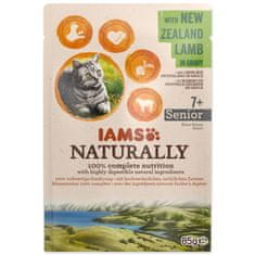 IAMS Naturally Senior bárányhús mártásban 85g