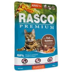 RASCO Premium felnőtt kacsa homoktövissel 85g