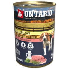 Ontario Ontario-i borjúhús konzerv fűszerekkel, pástétom 400g