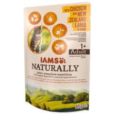 IAMS Naturally Adult csirke és bárány mártással 85g