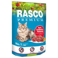 RASCO Prémium sterilizált marhahús áfonyával és zuzmóval 0,4kg