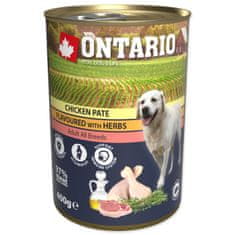 Ontario Konzerv csirke fűszerekkel, pástétom 400g