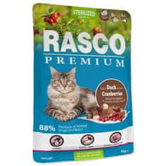 RASCO Premium sterilizált kacsa áfonyával 85g